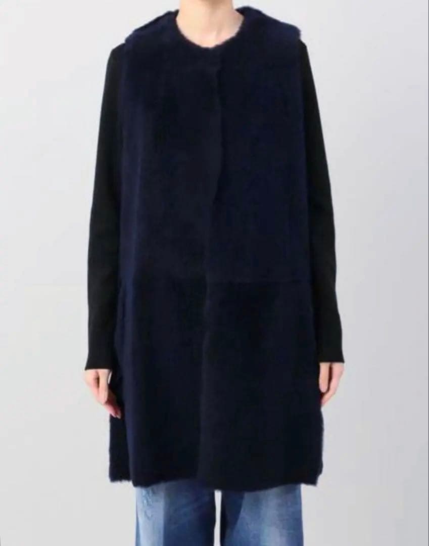 る*ん様 美品 KARL DONOGHUE カールドノヒュー ムートンジレ ベス