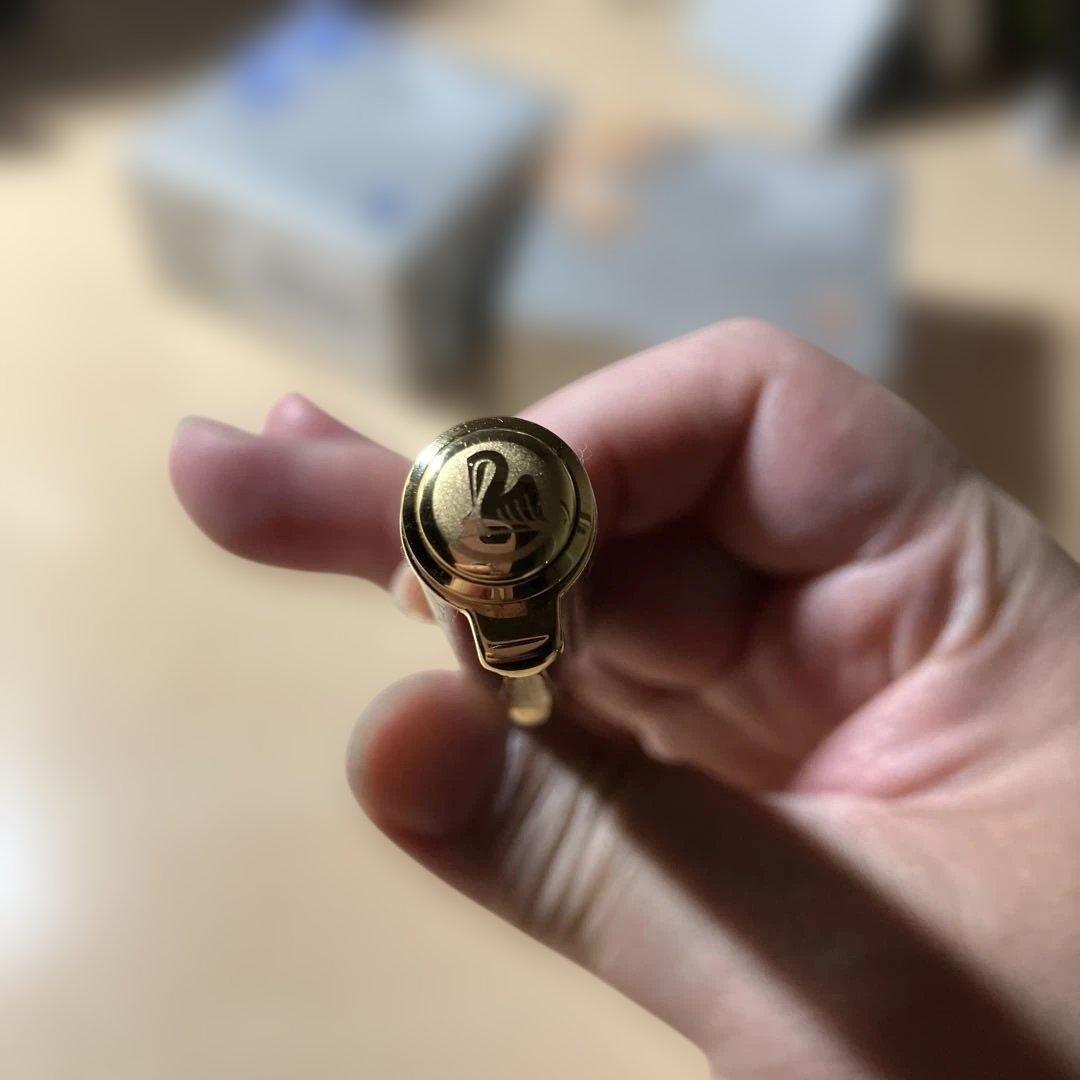 ペリカンスーべレーン M400 緑縞 EF