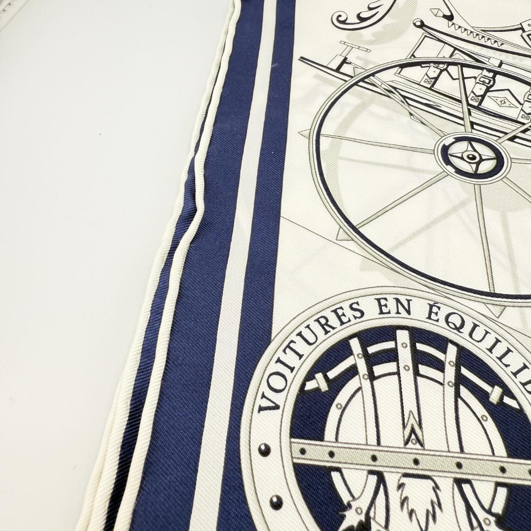 ✨美品✨ HERMES エルメス カレ45 ヴォワチュール・アン・エキリーブル