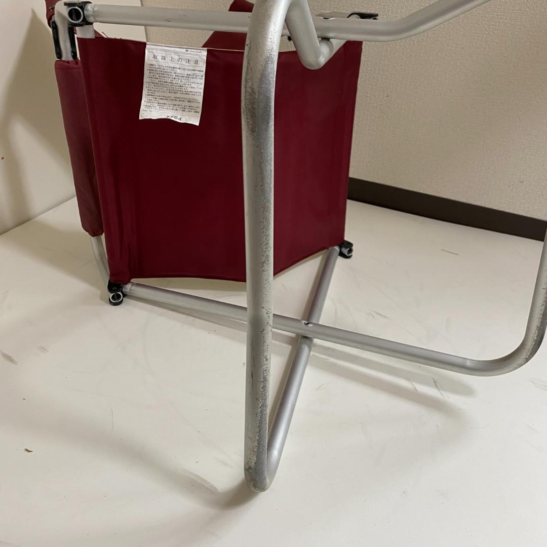 2脚セット peak LV-052PR レッドベージュ パッドインチェア