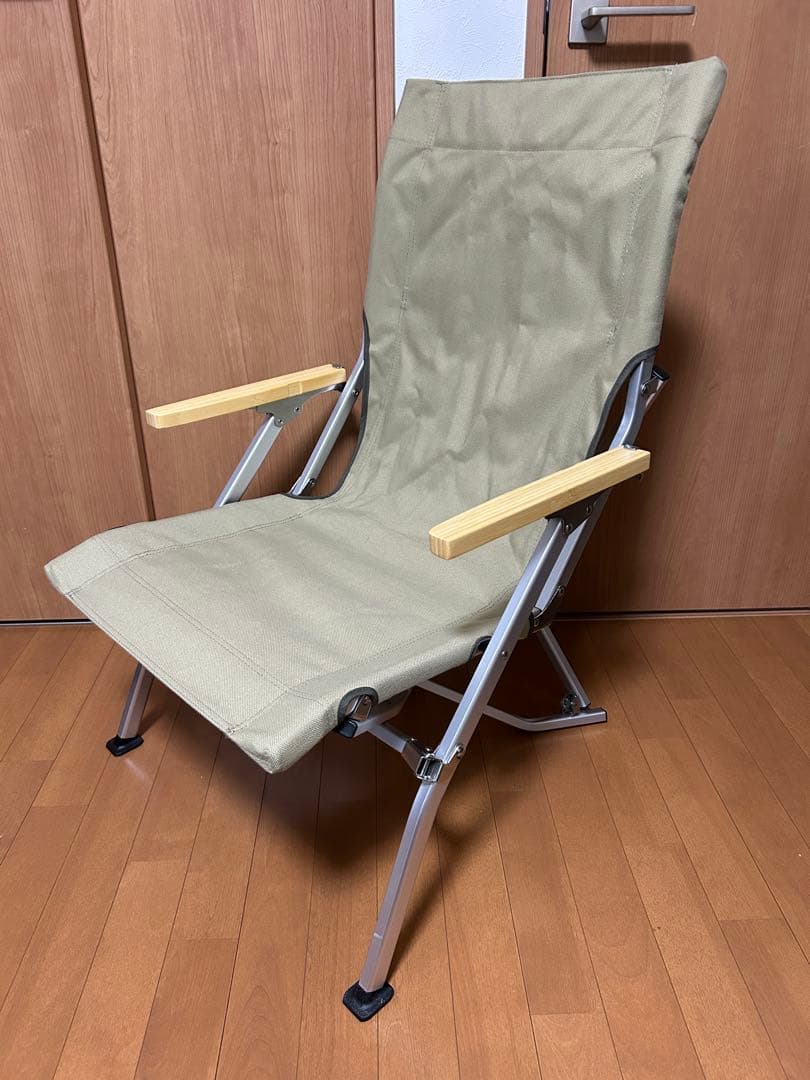 スノーピーク ローチェア30 カーキ チェアカバー付き