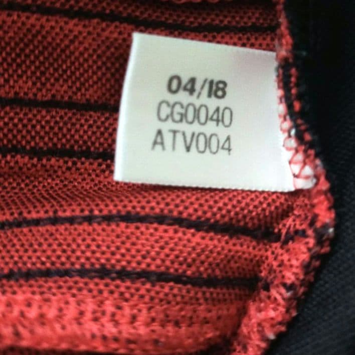 【美品】マンU ＃6 ポグバ 18/19 CL仕様ユニフォーム Lサイズ