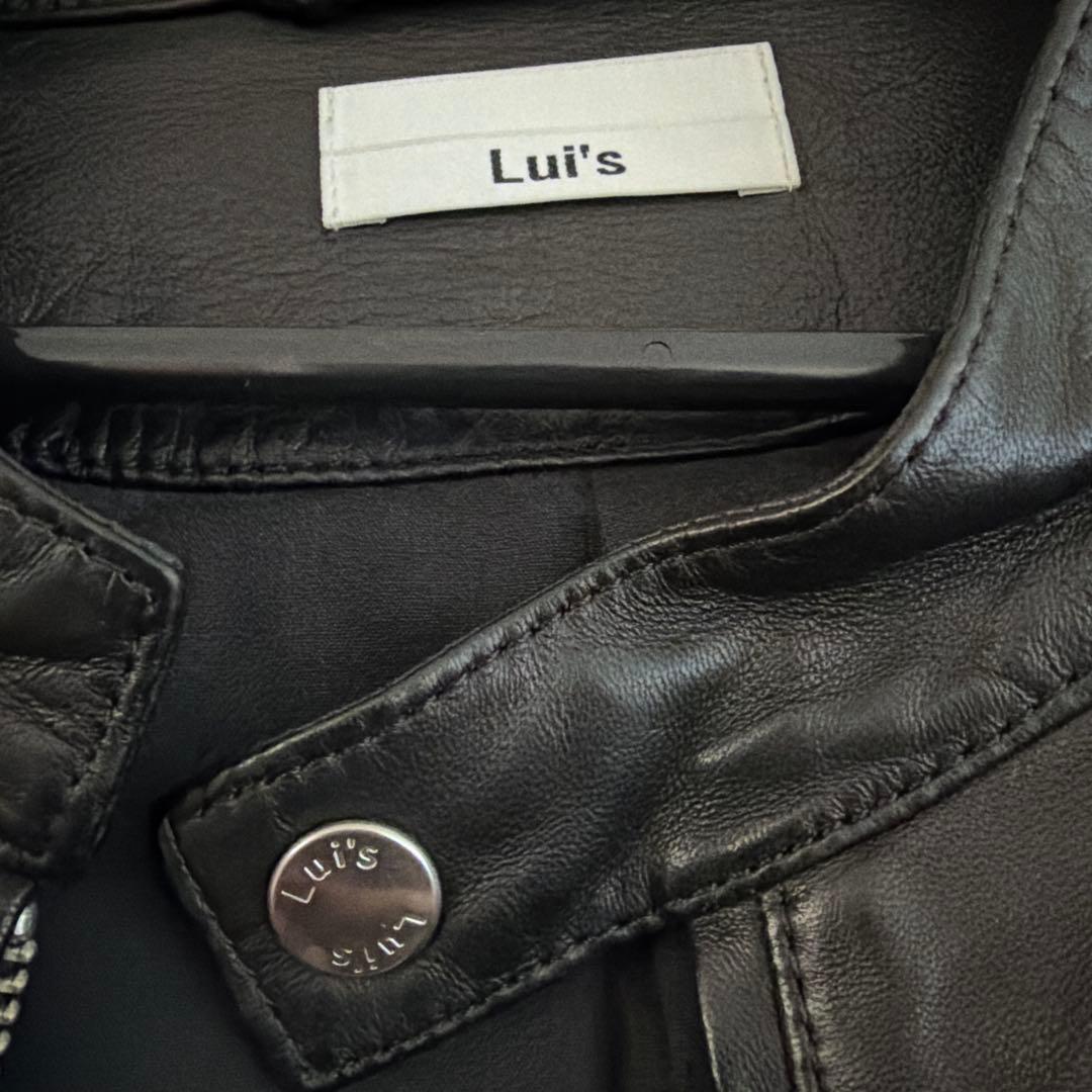 Lui's ルイス　ブラックレザージャケット