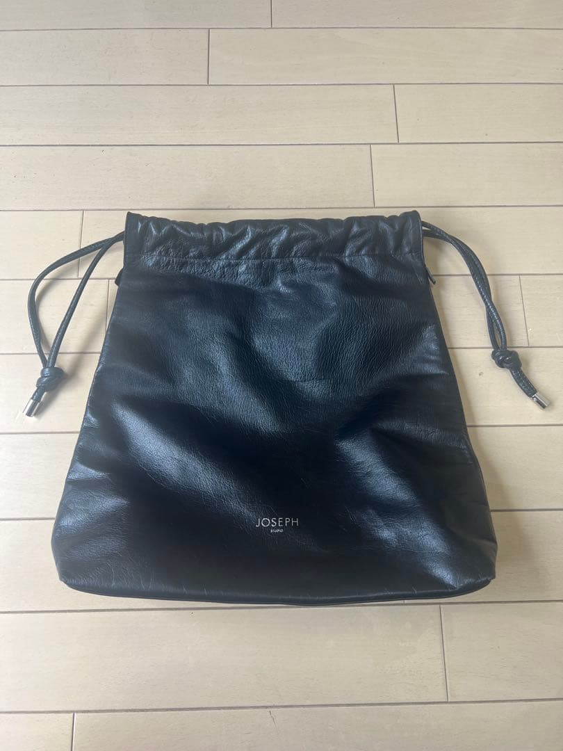 最終セール　JOSEPH studio 牛革　巾着　バッグ　定価¥35,000