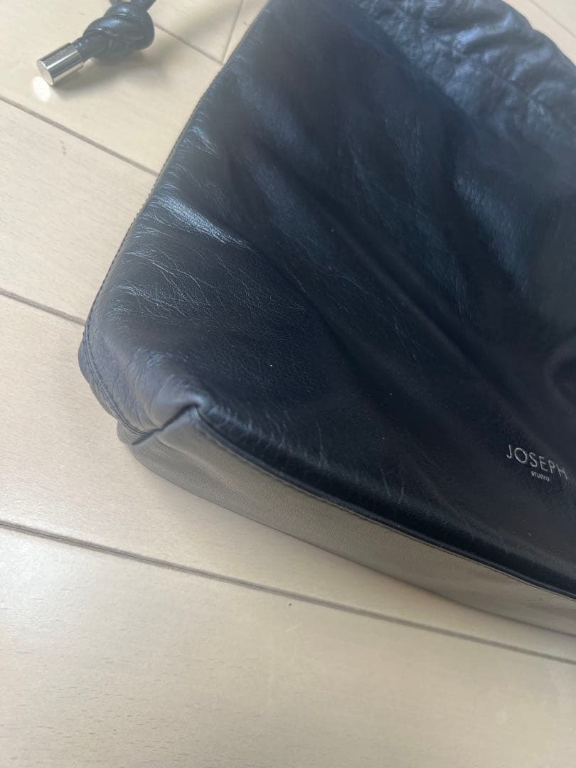 最終セール　JOSEPH studio 牛革　巾着　バッグ　定価¥35,000