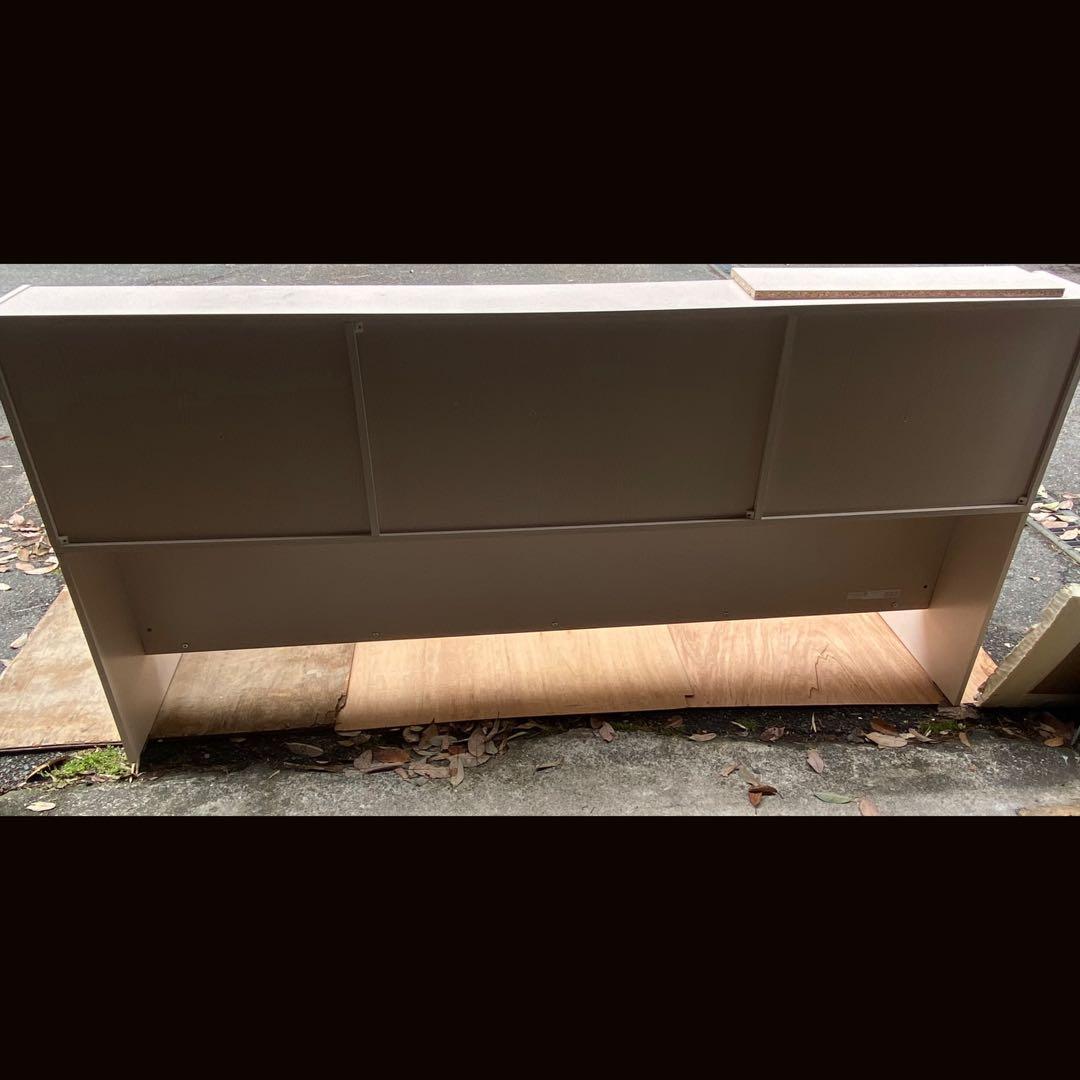 【配送可能地域要確認】　ニトリ　シングルベッドフレーム　棚付き