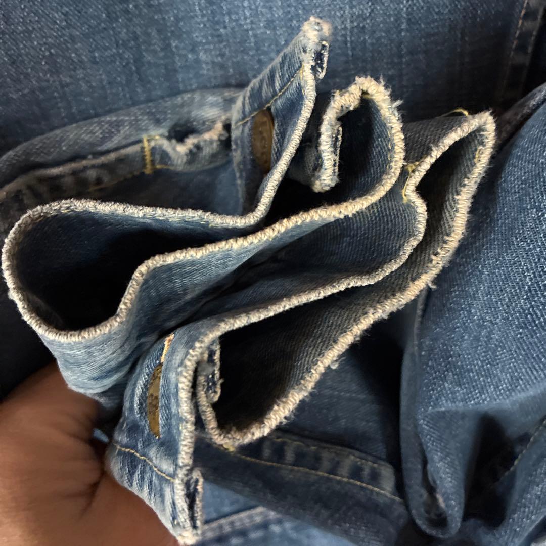 60-70s USA製 Lee 101-J 黒タグ デニムジャケット ビンテージ