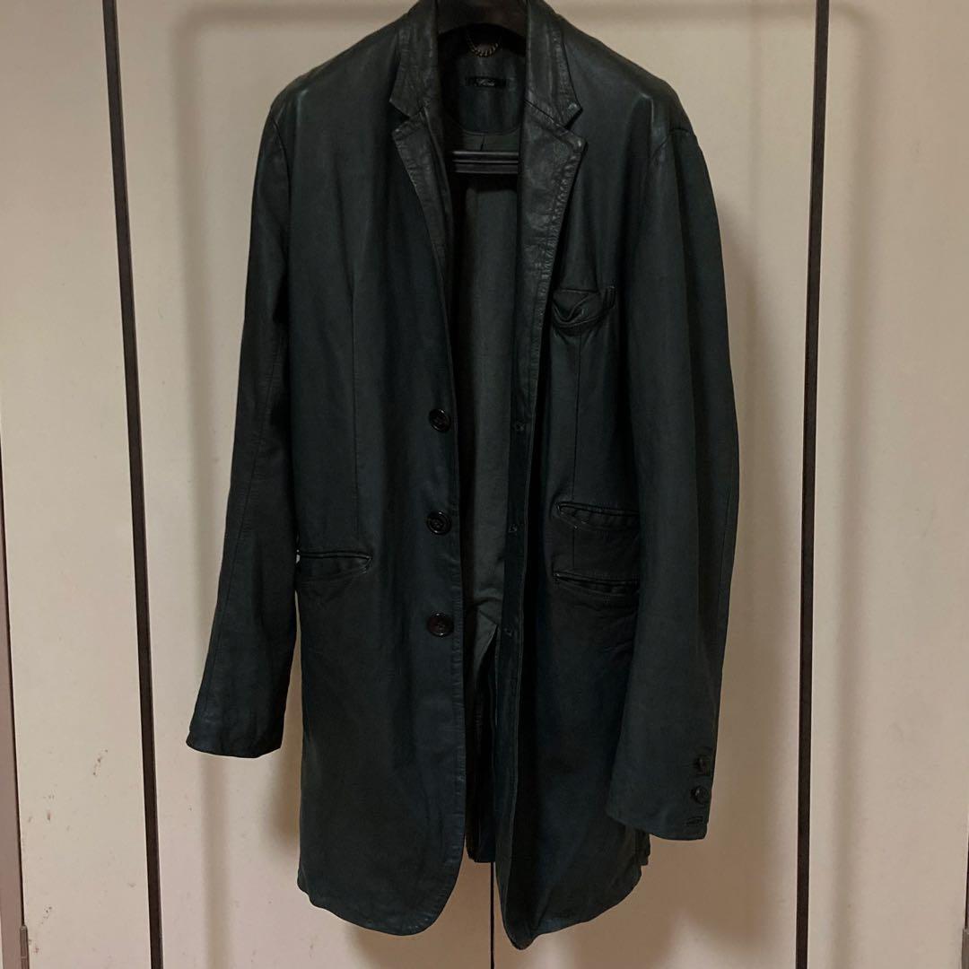 Sisii シシ レザーチェスターコート Mサイズ ブラック