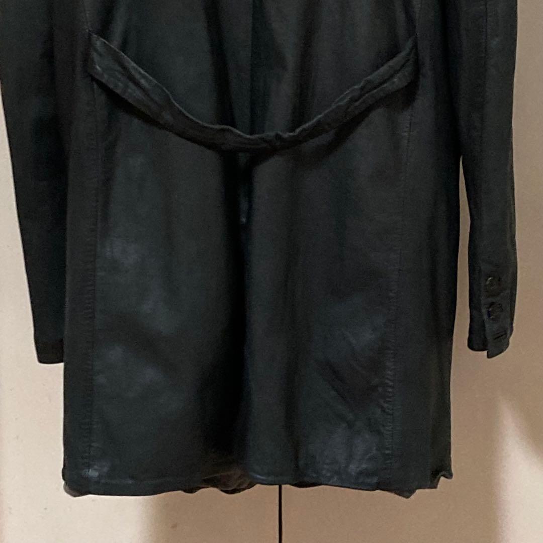 Sisii シシ レザーチェスターコート Mサイズ ブラック