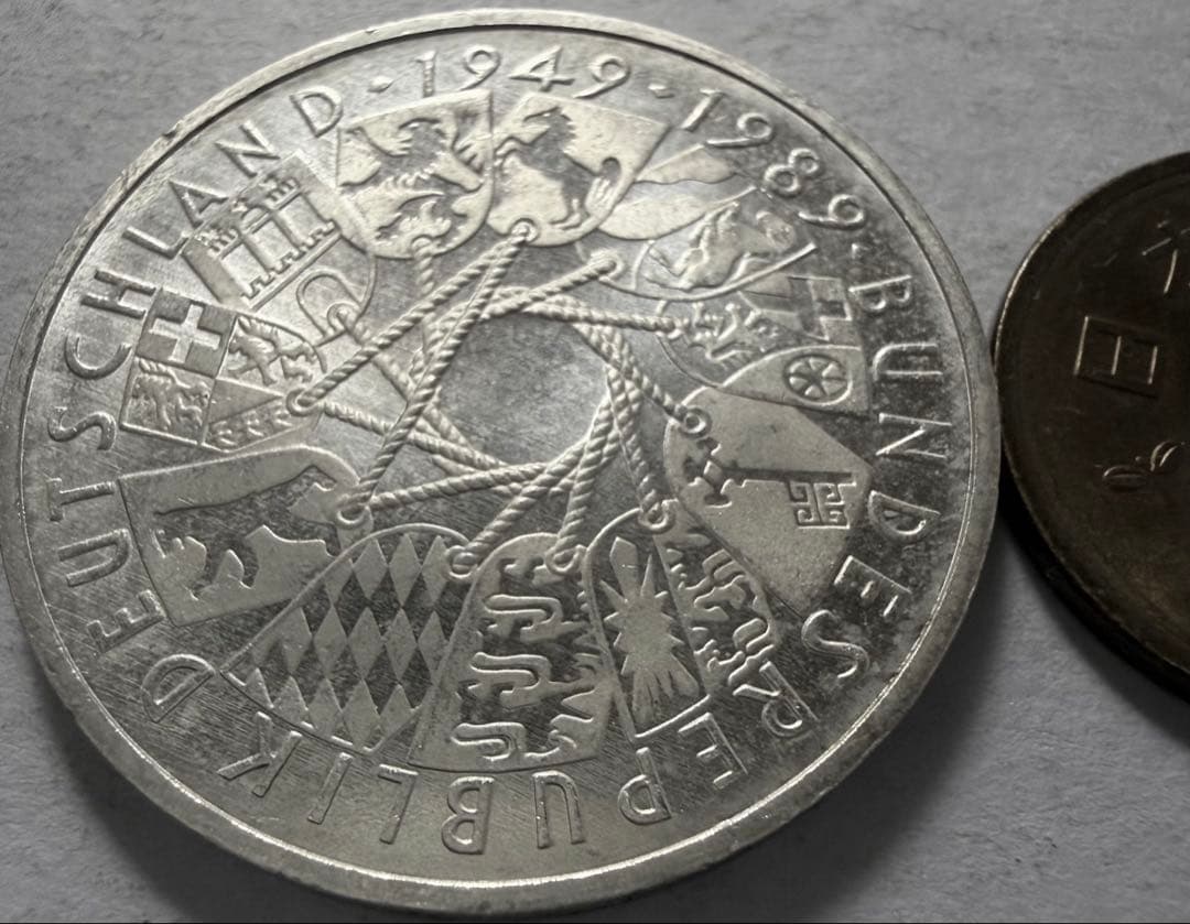 招*@様 1989年 ドイツ 10マルク 銀貨