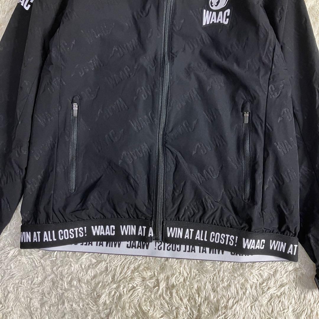 美品✨WAAC ワック　WOMENS ロゴエンボス ブルゾン　フード収納　3