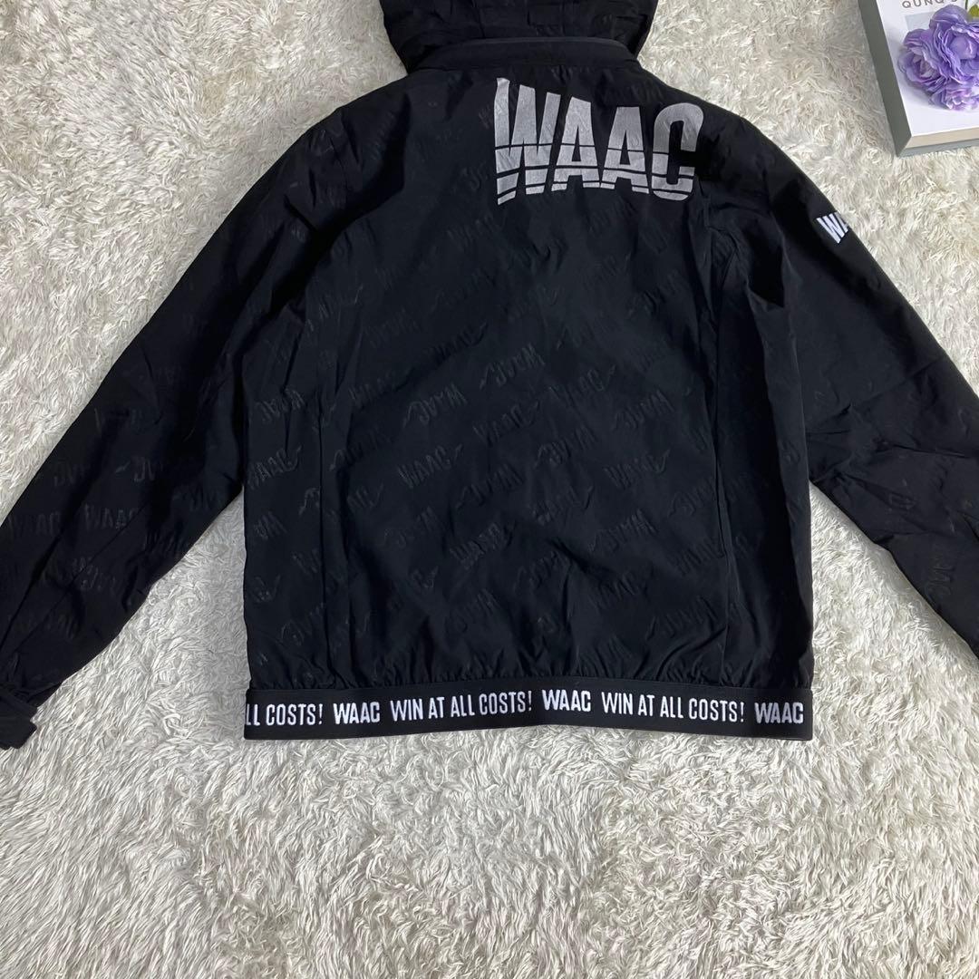 美品✨WAAC ワック　WOMENS ロゴエンボス ブルゾン　フード収納　3