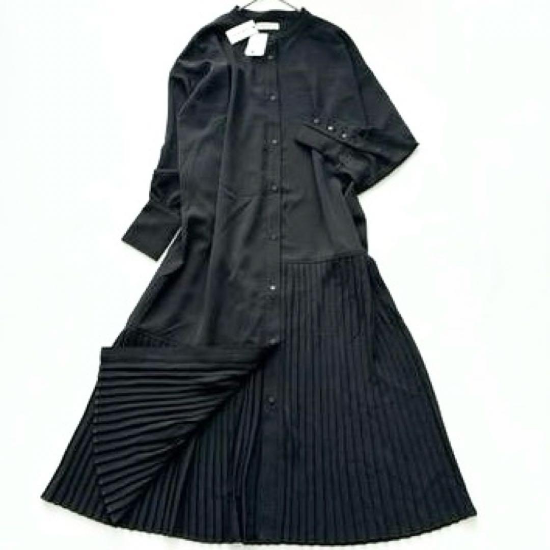 【大福】スミスタイル　近年✨ ランダムプリーツシャツワンピース マキシ丈