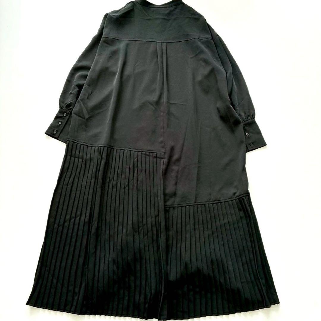 【大福】スミスタイル　近年✨ ランダムプリーツシャツワンピース マキシ丈