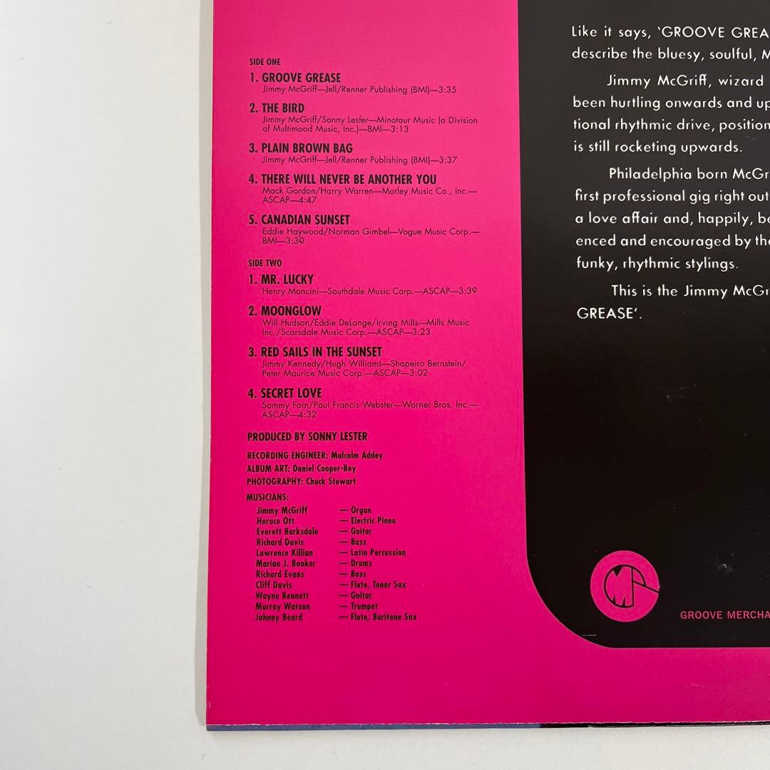 Jimmy McGriff Groove Grease LPレコード