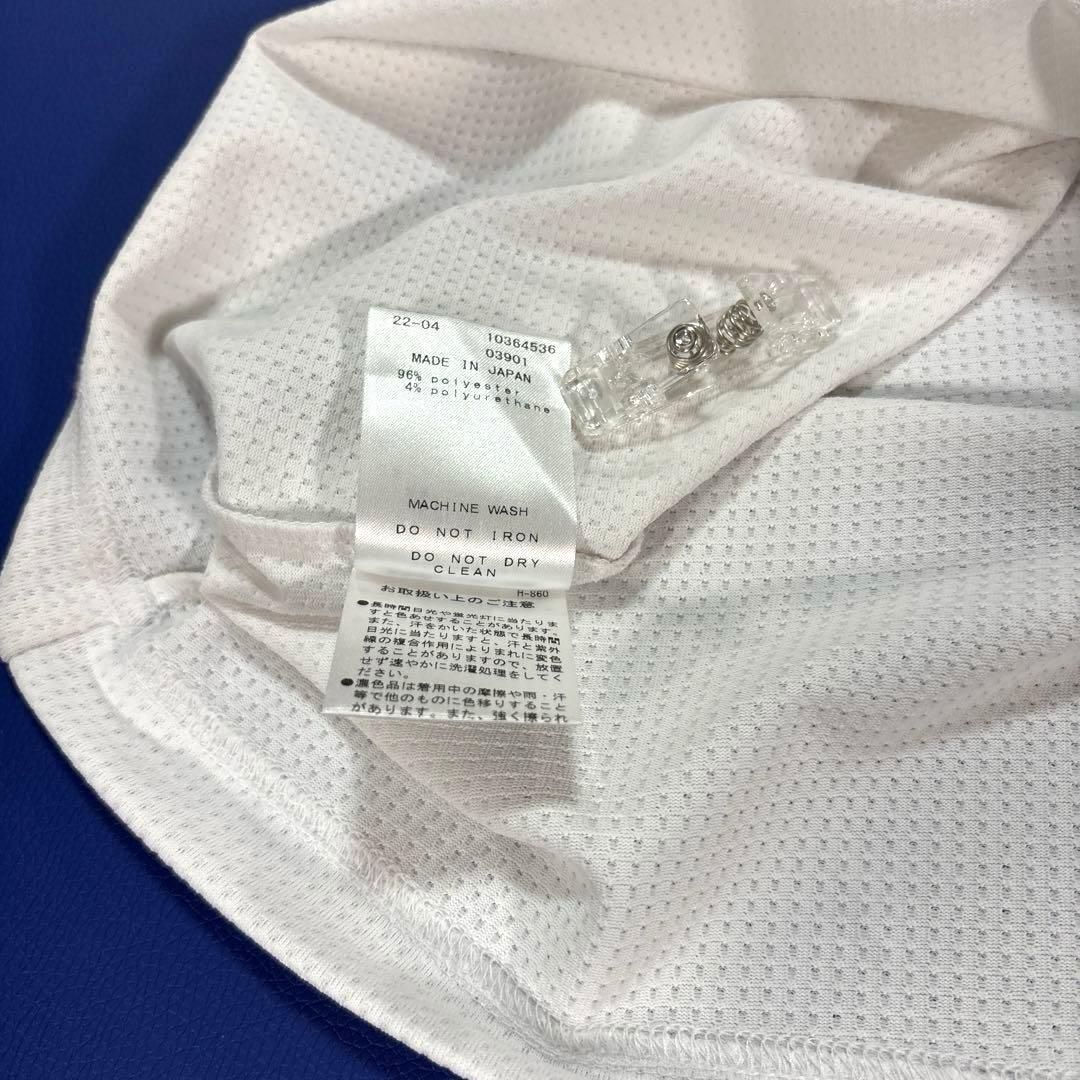 マスターバニーエディション　0/S 半袖モックネック　カットソー　ホワイト