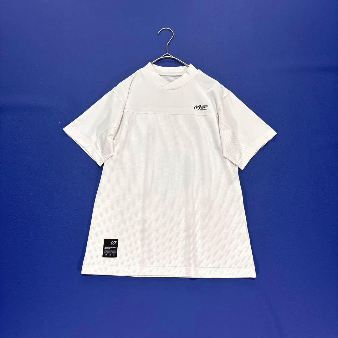 マスターバニーエディション　0/S 半袖モックネック　カットソー　ホワイト