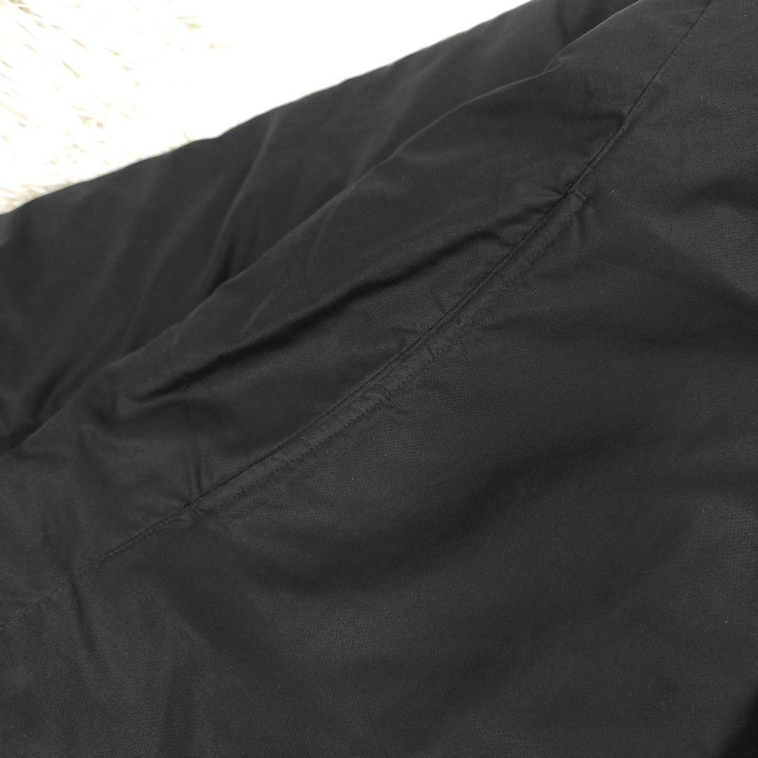 ✨美品✨ アスレタ ベンチコート ロゴプリント フルジップ フード 黒