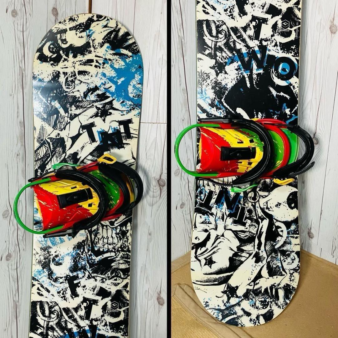 【希少】FTWO×UNION スノーボード&ビンディング 150cm グラトリ