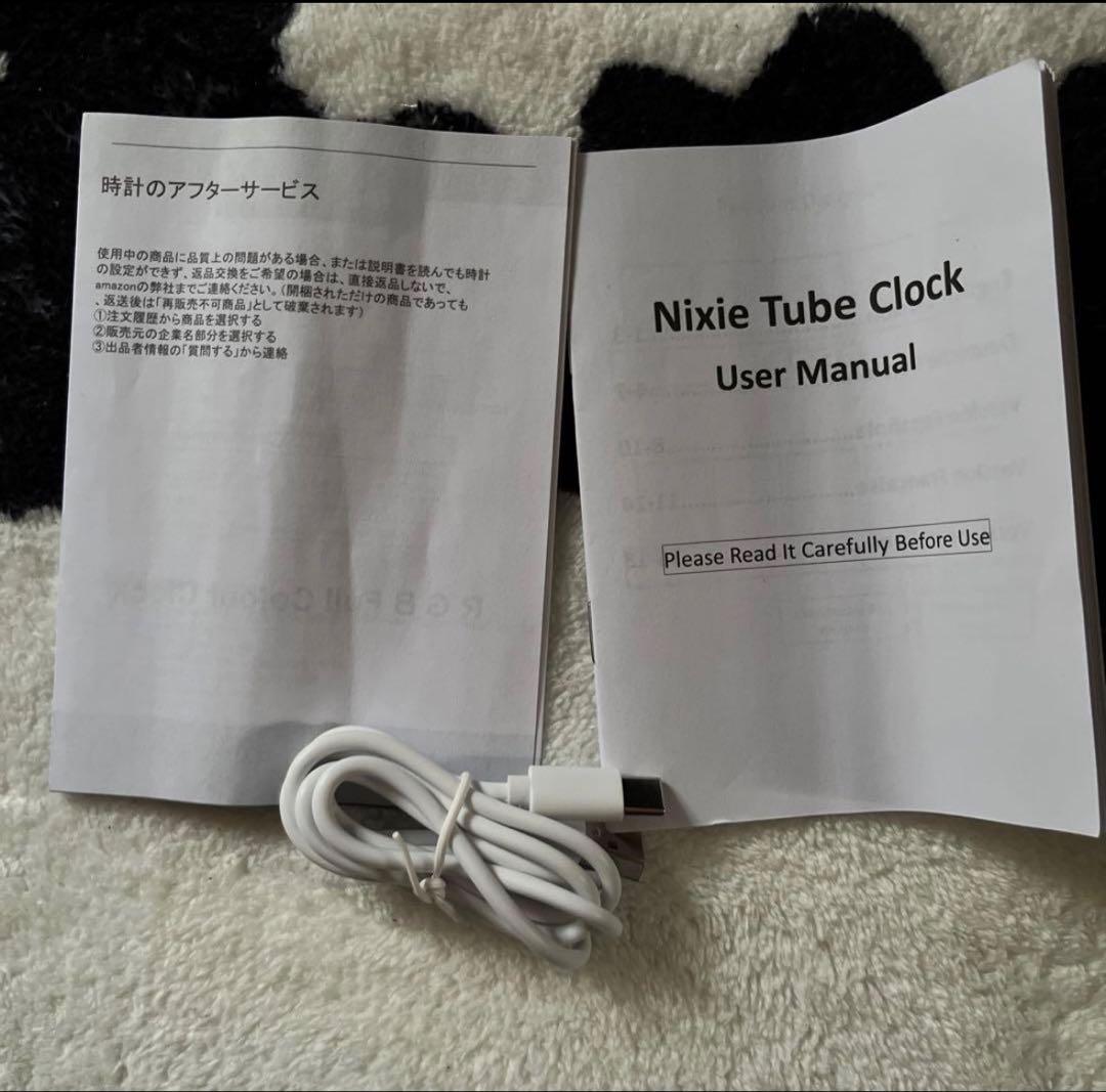 タ*ん様 LED時計　ニキシー管時計