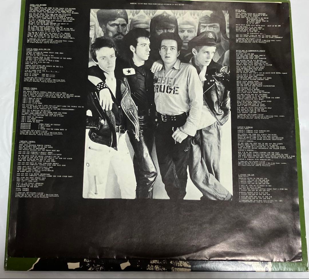 THE CLASH USオリジ／プロモ7インチ付／STERLING刻印／白い暴動