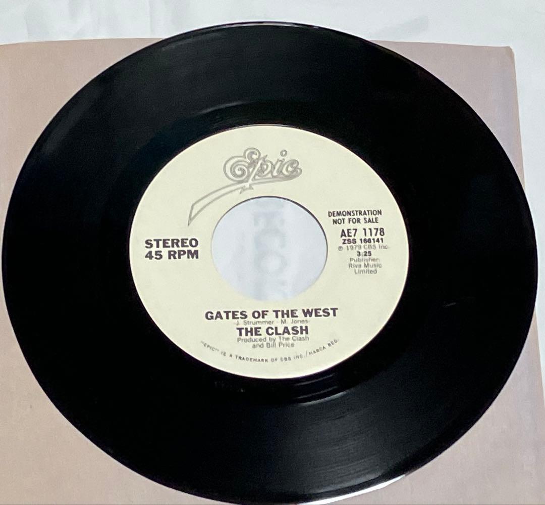 THE CLASH USオリジ／プロモ7インチ付／STERLING刻印／白い暴動