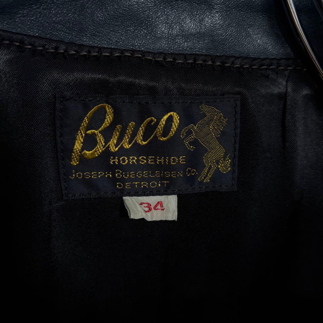 【美品】リアルマッコイズ BUCO j100 ホースハイド レザージャケット
