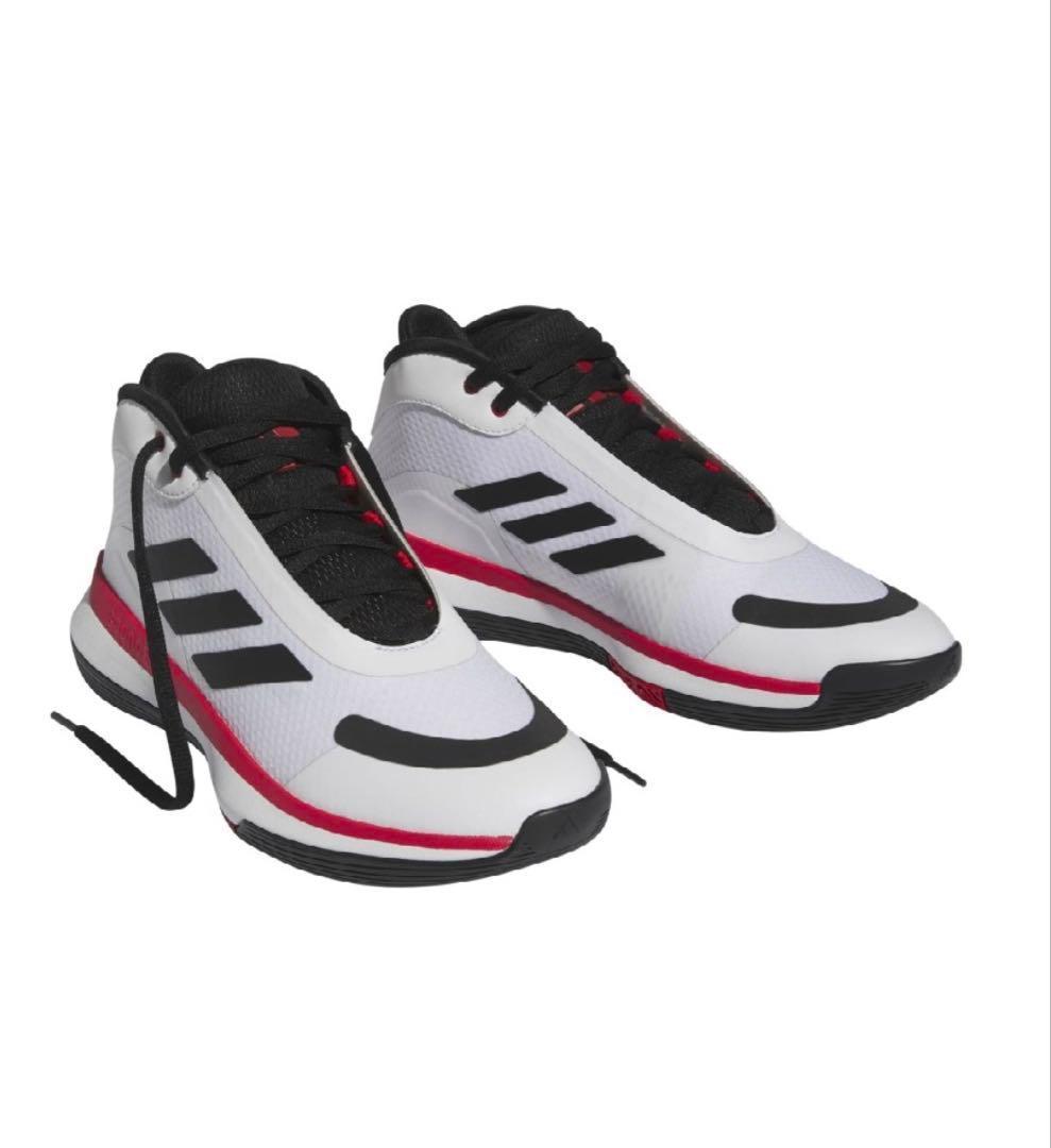 adidas バッシュ　バウンス レジェンズ　バスケ　白　黒赤　28.5cm新品