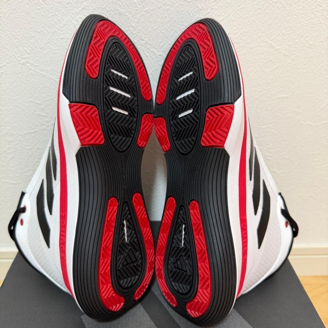 adidas バッシュ　バウンス レジェンズ　バスケ　白　黒赤　28.5cm新品