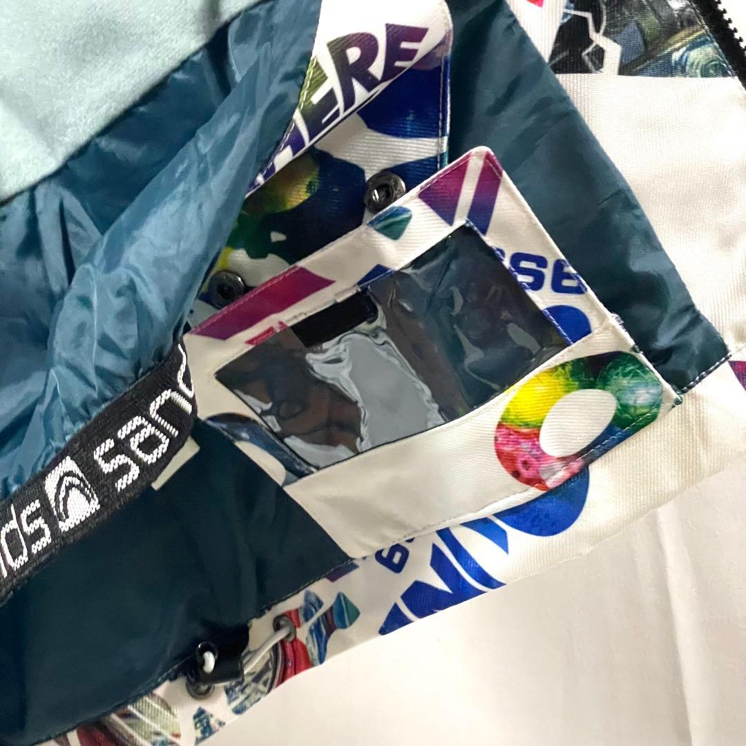 【未使用に近い】 sands サンズ スノーボードウェア M 白