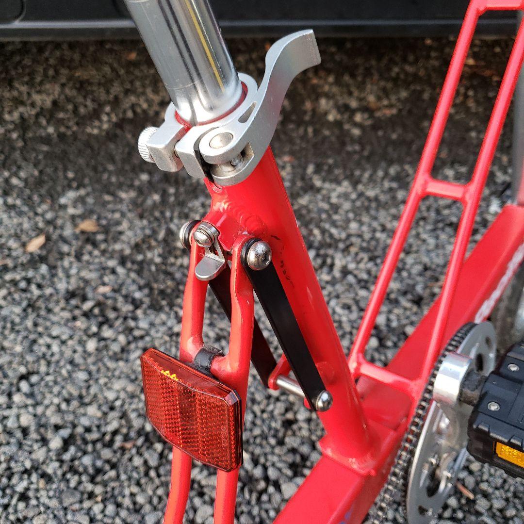 Pacific Carryme 折りたたみ自転車 レッド　キャリーミー