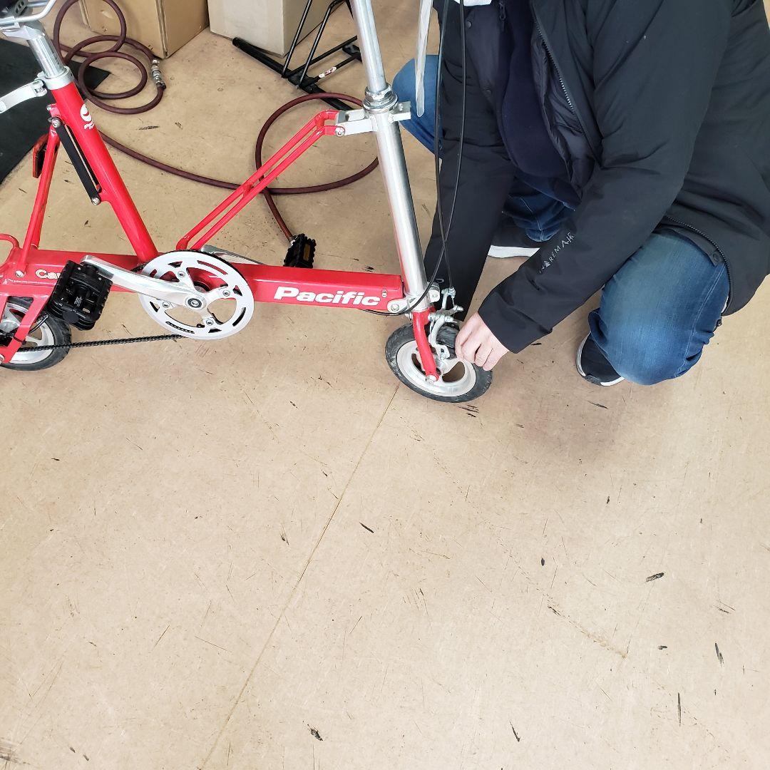 Pacific Carryme 折りたたみ自転車 レッド　キャリーミー