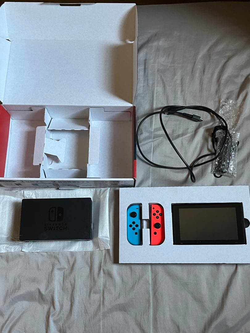 【ジャンク扱い】 バッテリー強化版 任天堂スイッチ 本体セット