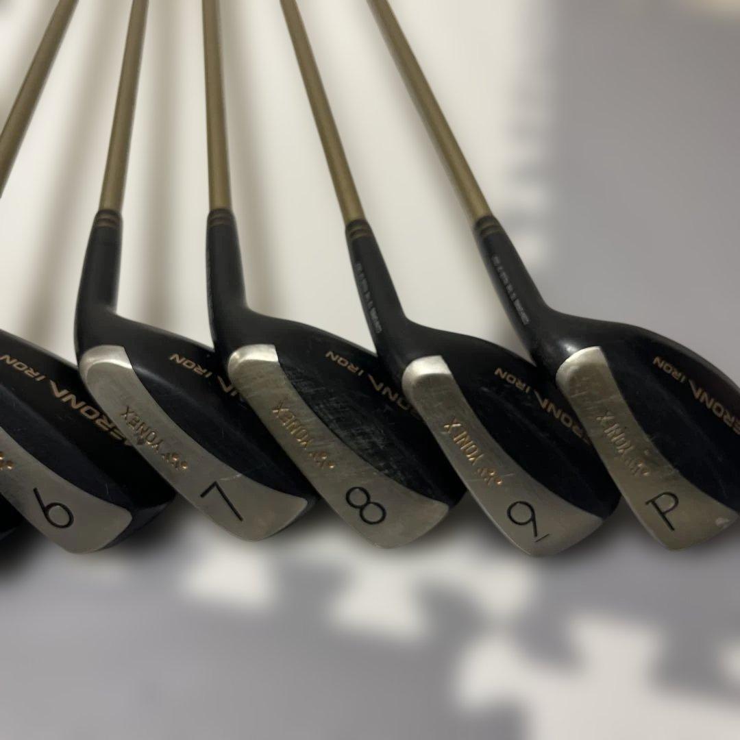 希少 YONEX AERONA アイアン9本セット 2-PW カーボンR