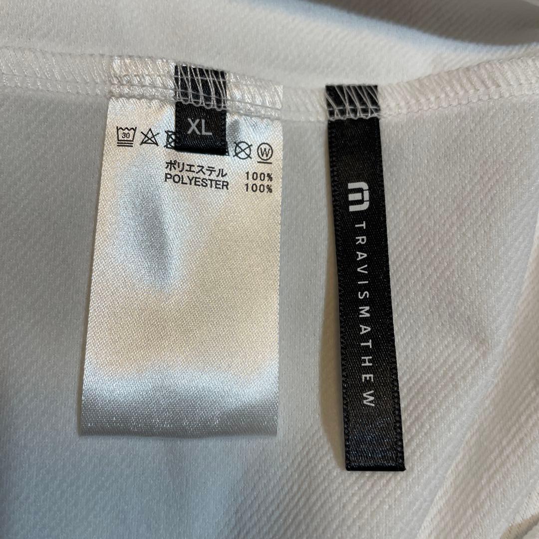 トラヴィスマシュー　ゴルフウェア　長袖モックネックシャツ　XL ホワイト