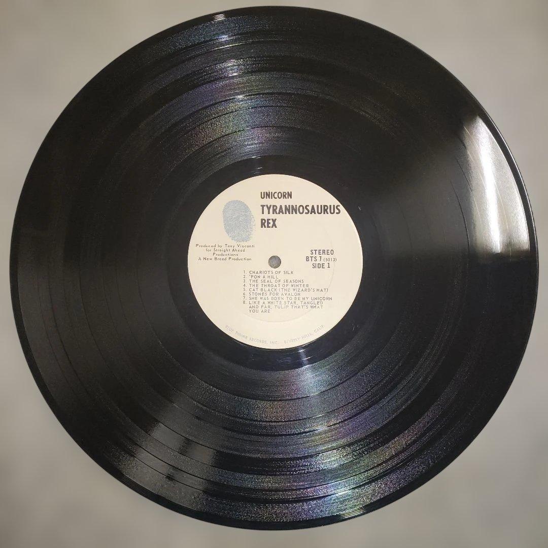 【ＵＳ.Org盤ＬＰレコード】ティラノサウルス・レックス／ユニコーン