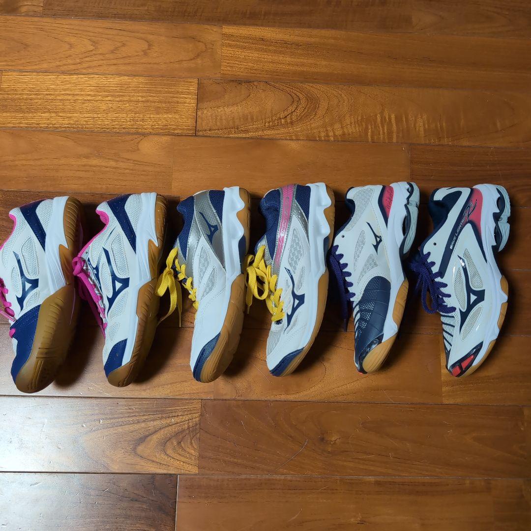 バレーボールシューズ 22.5, 23.0×2 　　3足セット