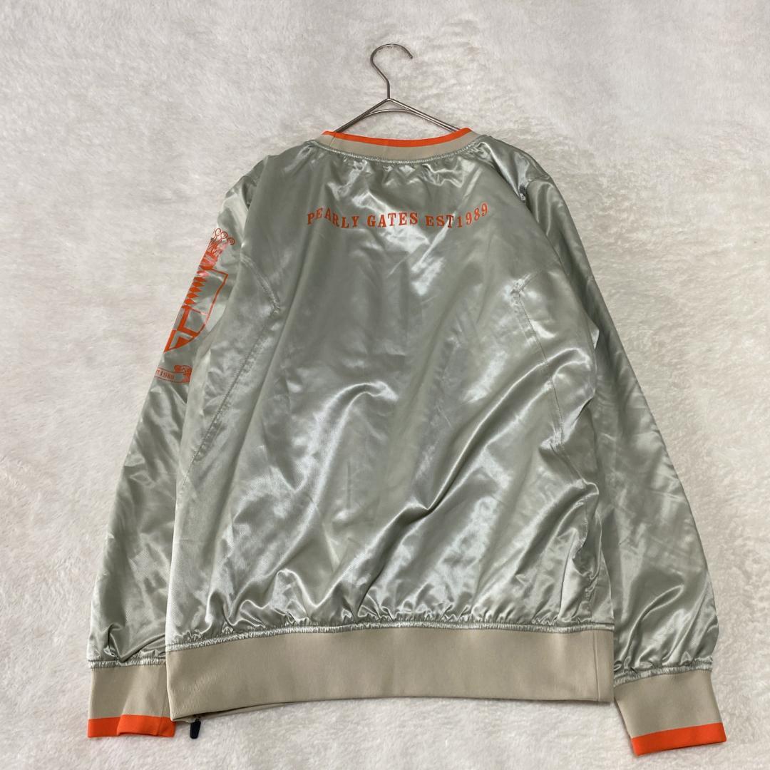 DE0226【パーリーゲイツ】スニード【1】ブルゾン サイドファスナー シルバー