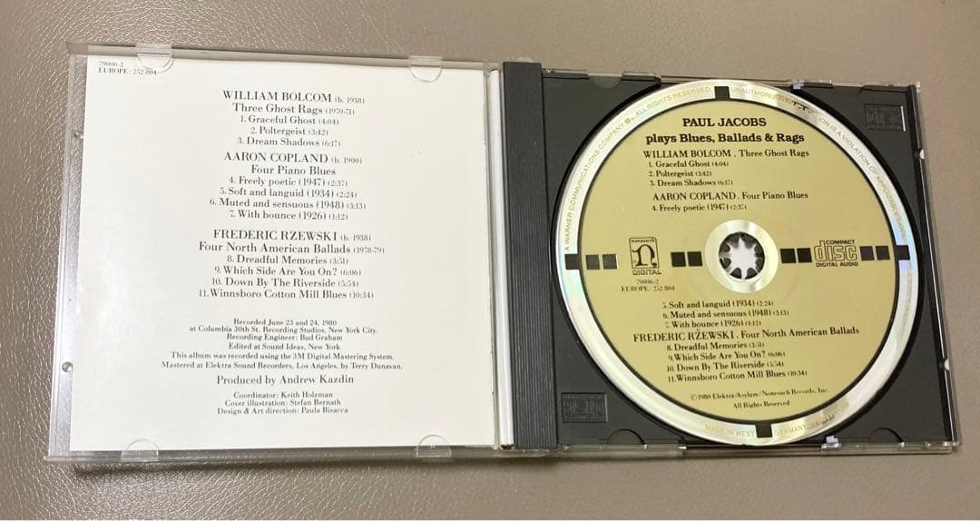 「金シール帯【38XC-10】ポール・ジェイコブス／ジェフスキー：ピア...」