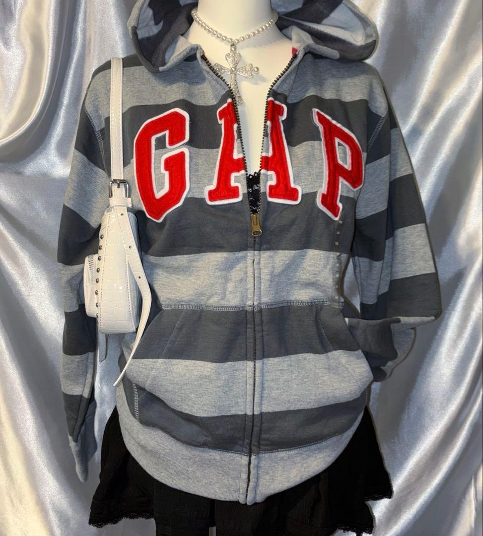 GAP old archive y2k レア ロゴ パーカー00s 平成ギャル