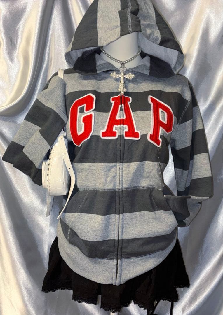 GAP old archive y2k レア ロゴ パーカー00s 平成ギャル
