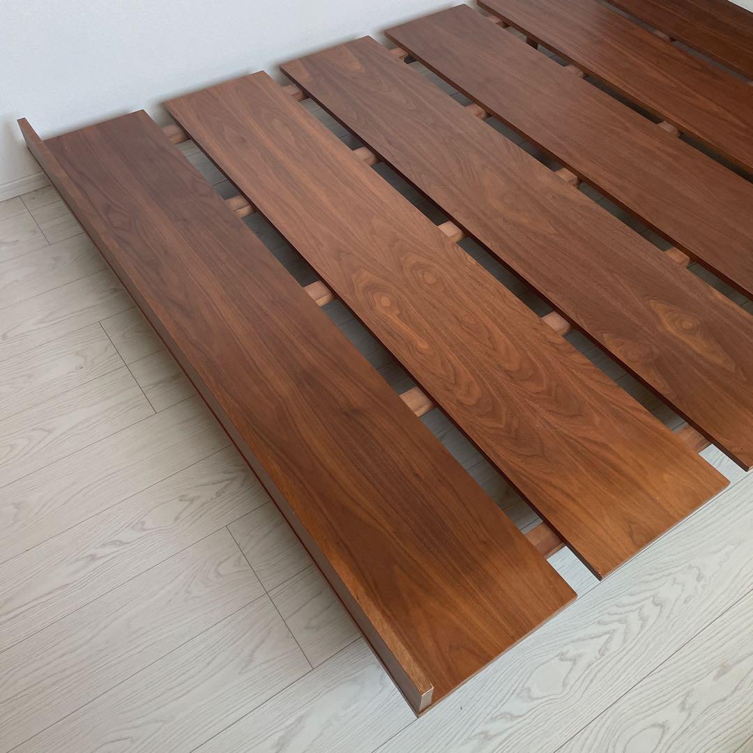 ニトリ　すのこベッド　NITORI ダブルベッド　木製 ベッドフレーム ダブル