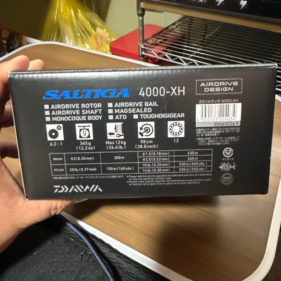 ダイワ　23ソルティガ　4000XH箱のみ