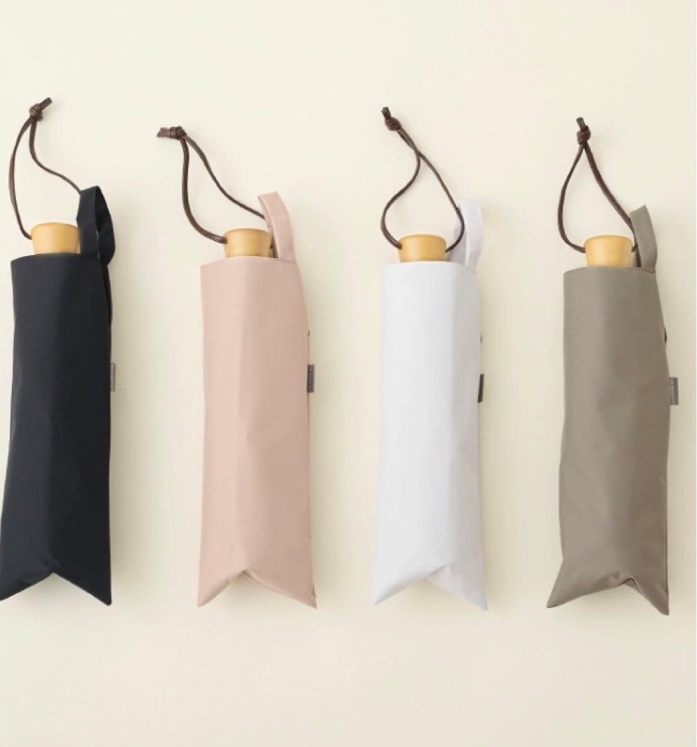 【新品未使用】サンバリア100 折りたたみ日傘 3段 白