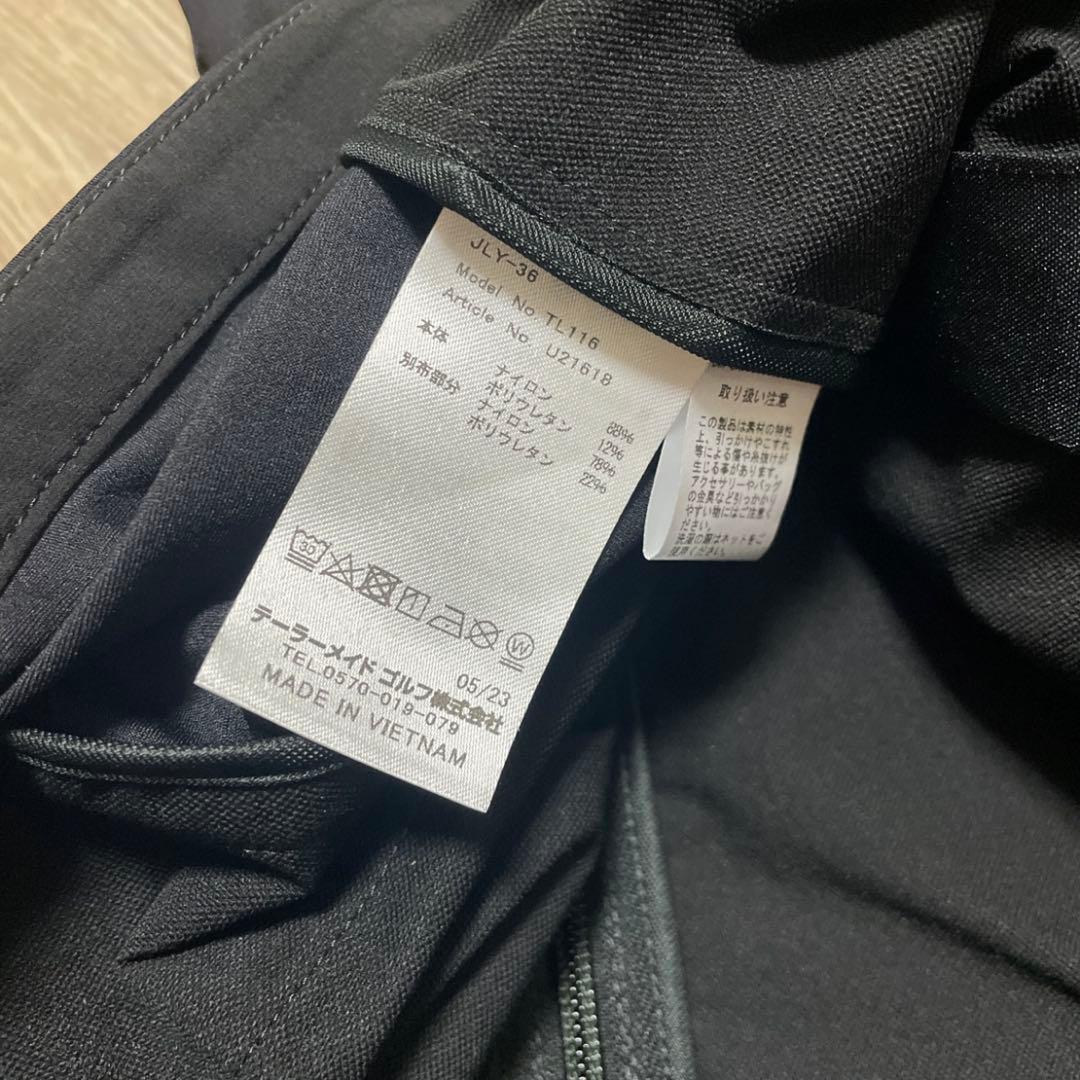 【新品未使用】TaylorMade テーラーメイド 黒 撥水 ストレッチ