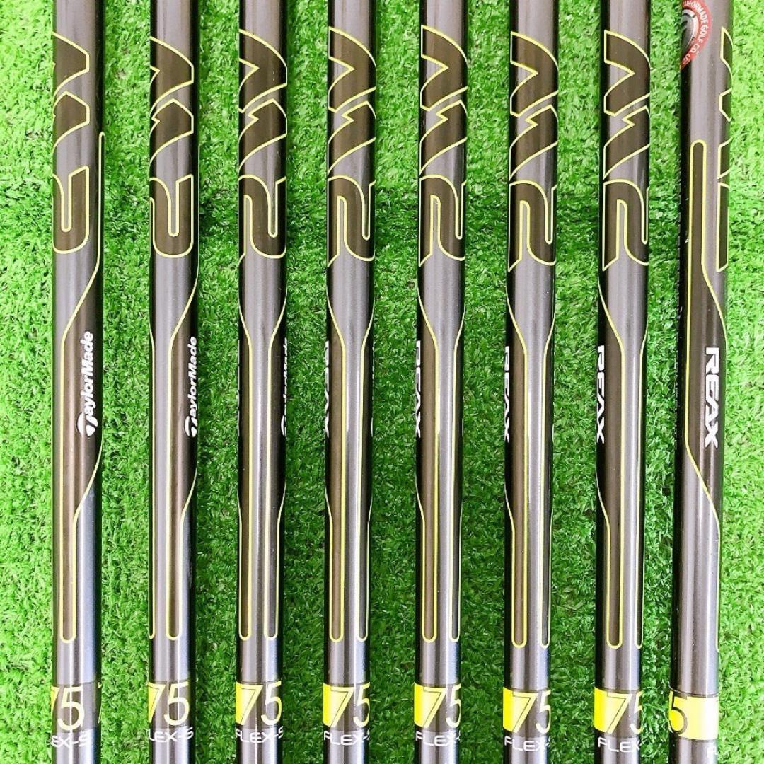 テ68★テーラーメイド M2 8本アイアンセット 純正REAX S Taylor