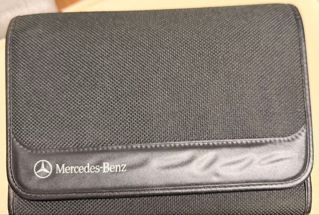 W124前期　中古レンズ左右と　前期取説