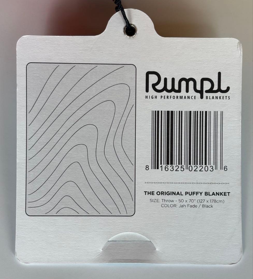 【新品】 RUMPL ランプル　アウトドア ブランケット　グラデーション　虹