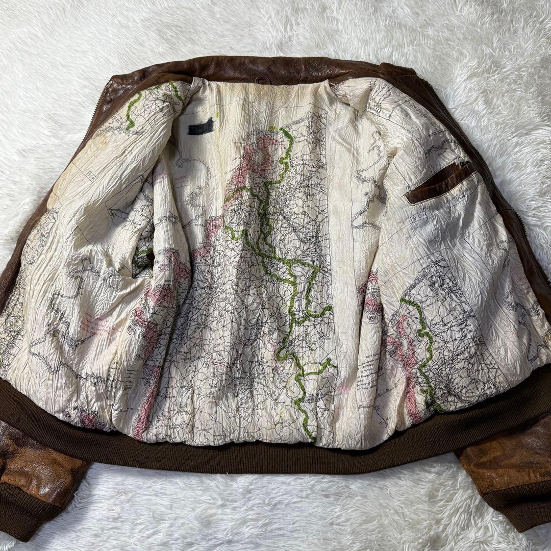 ア*ム様 【90s】AVIREX A-2 フライトレザージャケット L トップガ