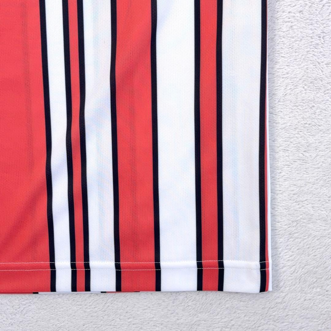 新品【archivio】ゴルフ ノースリーブ ポロシャツ ストライプ ロゴ 36